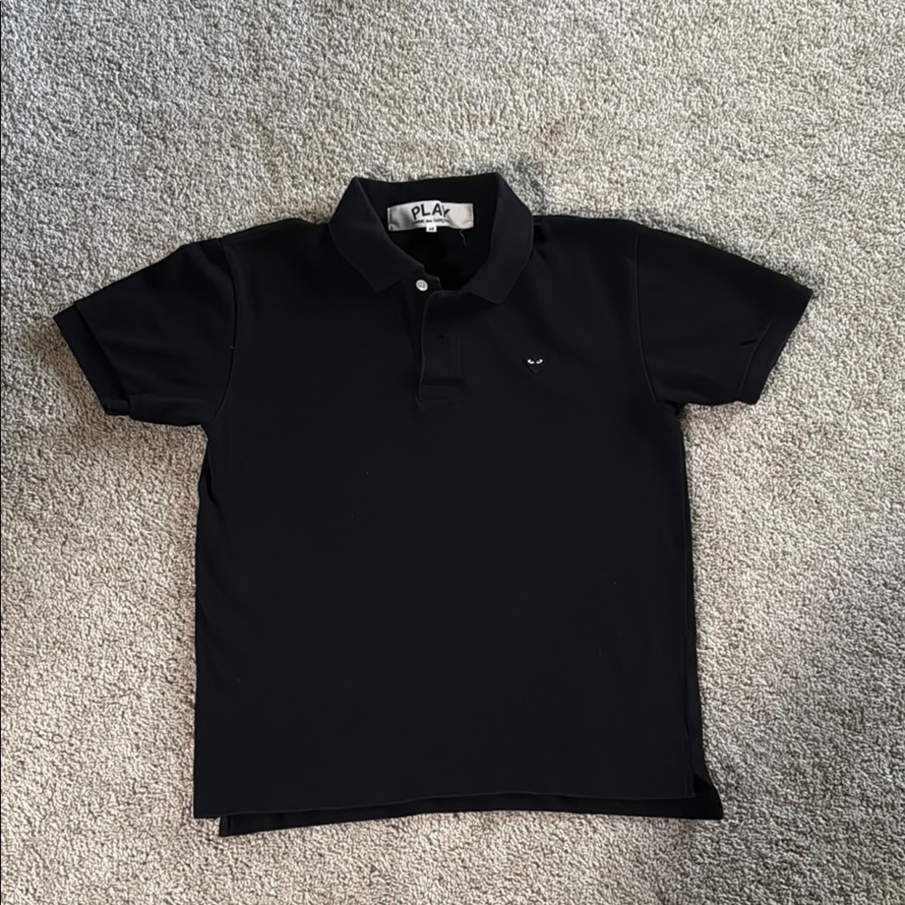 Comme des Garcons PLAY Black Polo Shirt